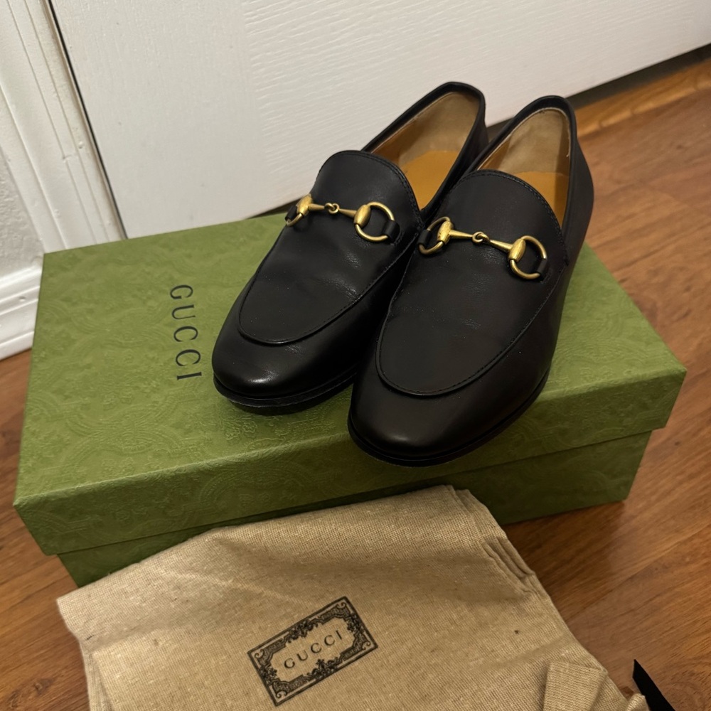Gucci Jordaan loafer in Black size EU 35